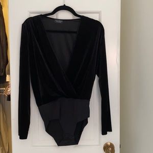 Zara Velvet body suit